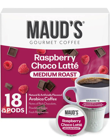 Maud's Raspberry Chocolate Coffee Pods