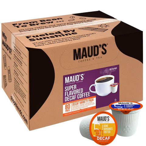 Maud's Super Flavored Decaf Coffee Pods Variety Pack - 80ct