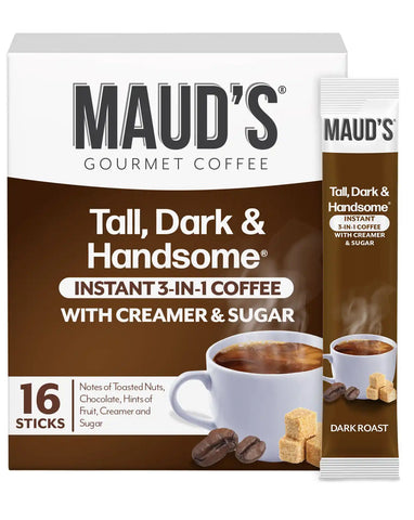 Maud's Dark Roast 3 in 1 Coffee Instant Sticks