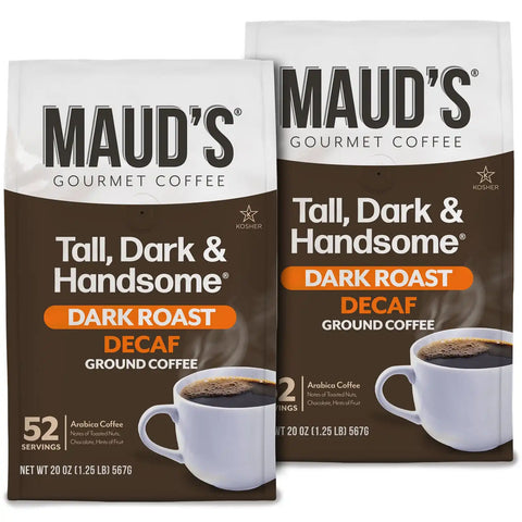 Maud's Decaf Dark Roast Ground Coffee