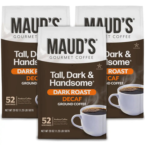 Maud's Decaf Dark Roast Ground Coffee