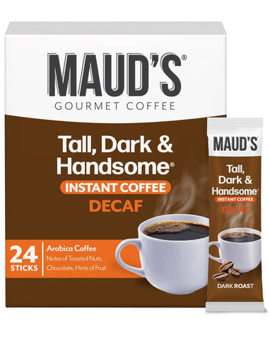 Maud's Decaf Dark Roast Coffee Instant Sticks