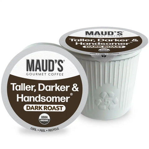 Maud's Organic Dark Roast Coffee Pods