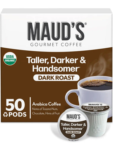 Maud's Organic Dark Roast Coffee Pods