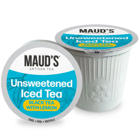 Maud's Unsweetened Black Iced Tea with Lemon