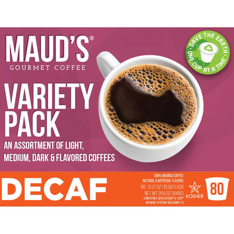 Maud's Decaf Coffee Pods Variety Pack - 80ct