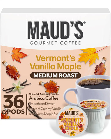 Maud's Vermont's Vanilla Maple Coffee Pods
