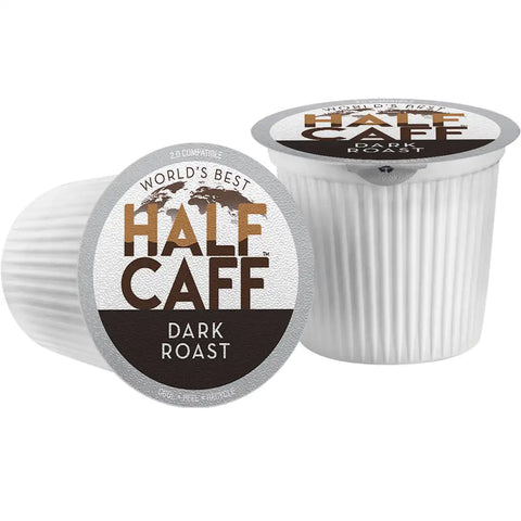 World's Best Half Caff™ Dark Roast Coffee Pods
