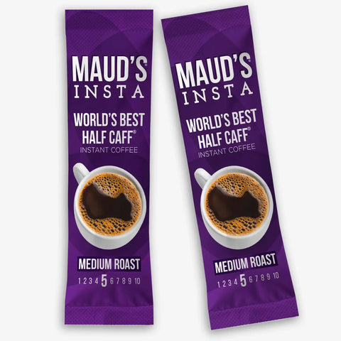 Maud's Half Caff Coffee Instant Sticks