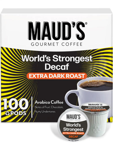 Maud's World's Strongest Decaf Coffee Pods