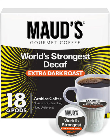 Maud's World's Strongest Decaf Coffee Pods