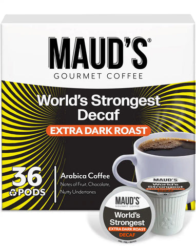 Maud's World's Strongest Decaf Coffee Pods