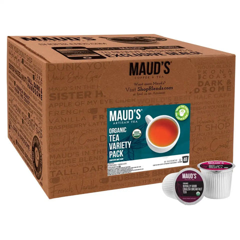 Maud’s Organic Tea Pods Variety Pack - 48ct
