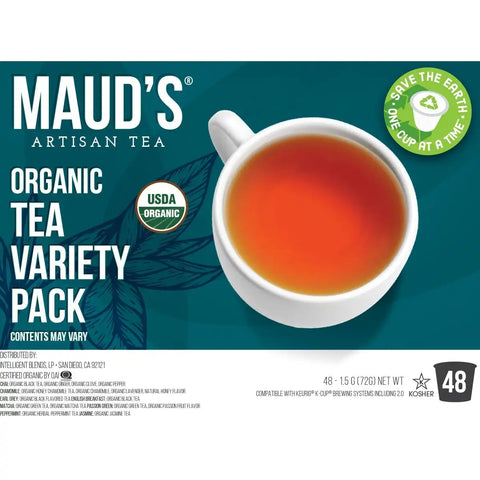 Maud’s Organic Tea Pods Variety Pack - 48ct